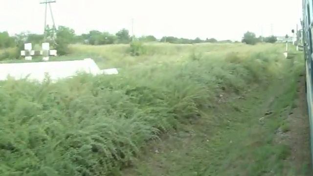 Из окна поезда: прибытие на станцию Сватово смотреть онлайн