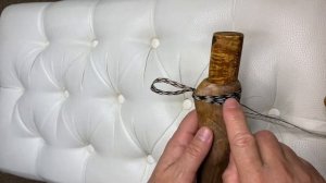 Якутский нож, ножны из бычьего хвоста. Мастер Спиридон Попов.