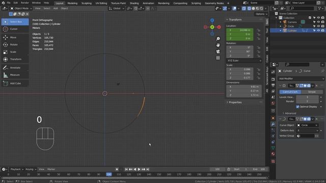 Blender Tutorial - Particle trail in less than 5 minutes смотреть онлайн