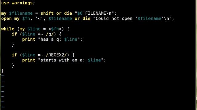 Beginner Perl Maven tutorial: 8.14 - solution regexes 1 смотреть онлайн
