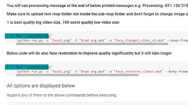 Easy Deepfake Tutorial - New Google Colab Roop Enhanced смотреть онлайн