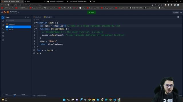 Closures in JavaScript | JavaScript Tutorial in Hindi #90 смотреть онлайн