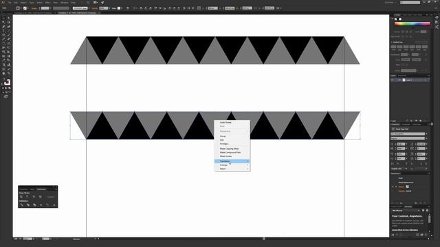 How to Make a Seamlessly Repeating Geometric Pattern in Adobe Illustrator Tutorial смотреть онлайн