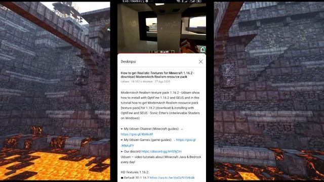 COBA CONVERT?!! TEXTURE 4K ULTRA REALISTIC JAVA EDITION DI MCPE 1.16?(MODERN ARCH 85 MINECRAFT) #2 смотреть онлайн