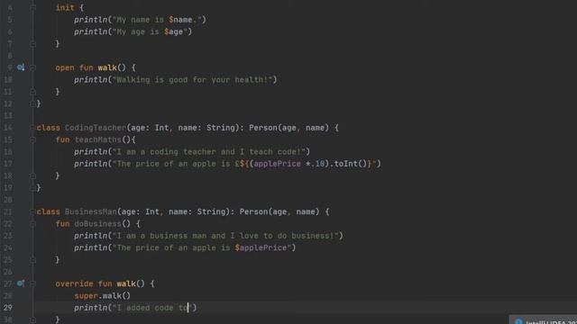 Learn Kotlin for Android: Inheritance (Lesson 17) смотреть онлайн