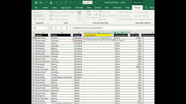 Find duplicate values using IF condition in Excel смотреть онлайн