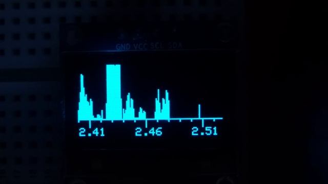 Cheap Arduino 2.4 GHz band scanner - OLED version смотреть онлайн