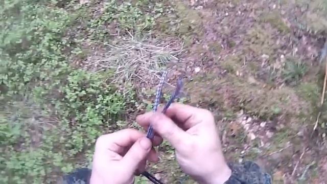 Как натянуть шнур -2. Связываем веревку. смотреть онлайн