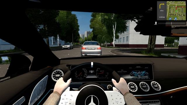 City Car Driving 1.5.9.2 MERCEDES BENZ AMG CLS 53 смотреть онлайн