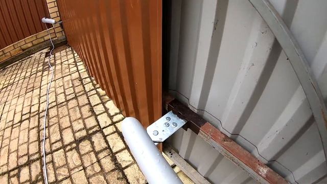Распашные ворота. Самый надёжный механизм. Увеличить дальность срабатывания механизма. Автоматика смотреть онлайн