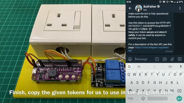 Kawal Peralatan Elektrik Melalui Mesej Telegram Menggunakan Raspberry Pi смотреть онлайн