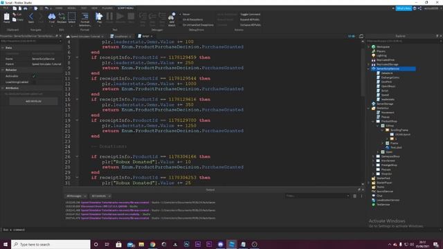 Roblox Studio: How to make a Speed Simulator | Part 30 | Developer Products смотреть онлайн