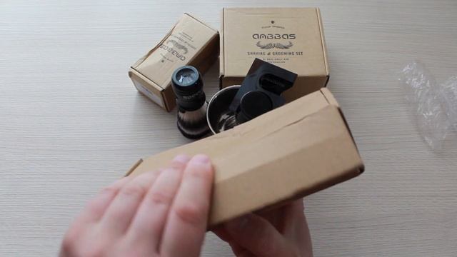 Помазки от ANBBAS и бритвенный станок Gillette с AliExpress. смотреть онлайн