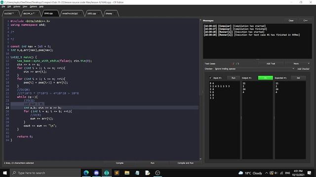 Week 4 - Senior Stream - Prefix Sum Arrays смотреть онлайн
