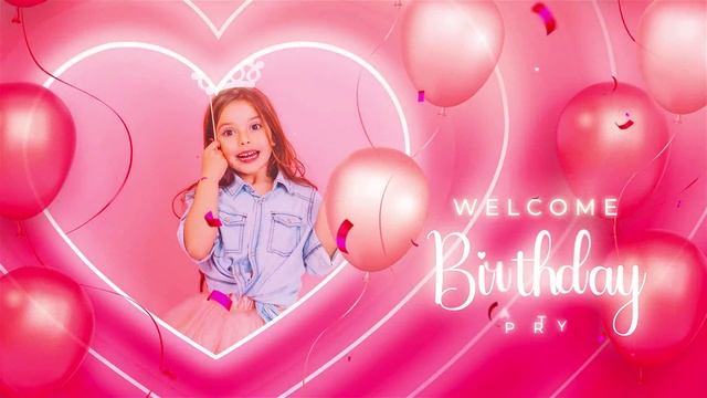 Слайд-шоу на день рождения_розовые сердца_happy-birthday-sandra-slideshow_DIZAYNPROJECT смотреть онлайн