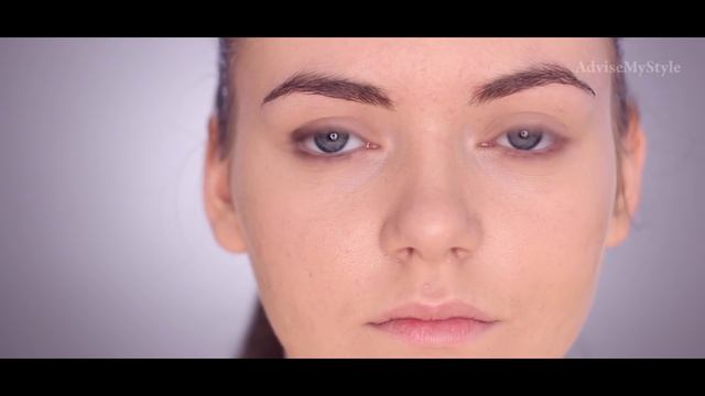 Natural MAKEUP TRANSFORMATION On Nika Erculj - Blue Grey Eyes Acne Prone Skin And Brown Hair