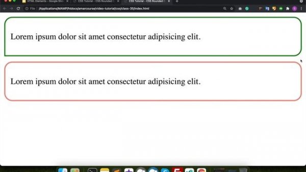 CSS Border Radius Property | CSS Rounded Corner | CSS Bangla Tutorial