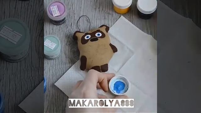 Кофейный мишка. Рисуем Винни Пуха. Кофейная игрушка. смотреть онлайн