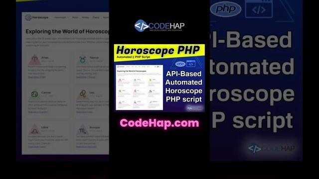 Horoscope Automated PHP Script Based On API смотреть онлайн