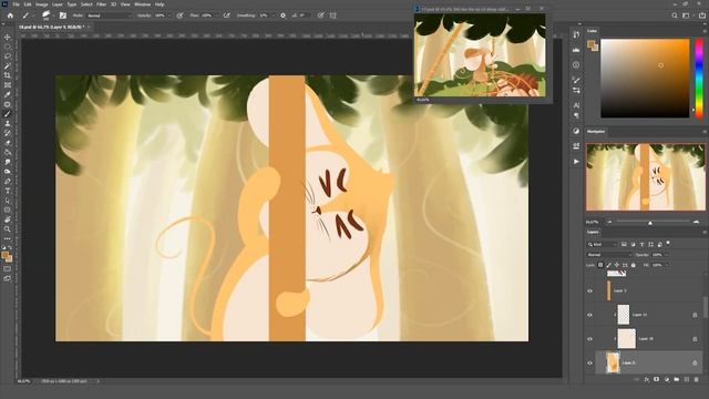 [KID'S ILLUSTRATION] Lion and Mouse | Bite the rope смотреть онлайн