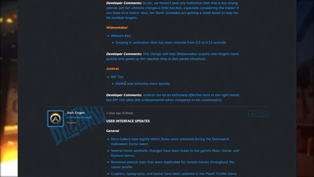 Обзор патча 11 октября #Overwatch смотреть онлайн