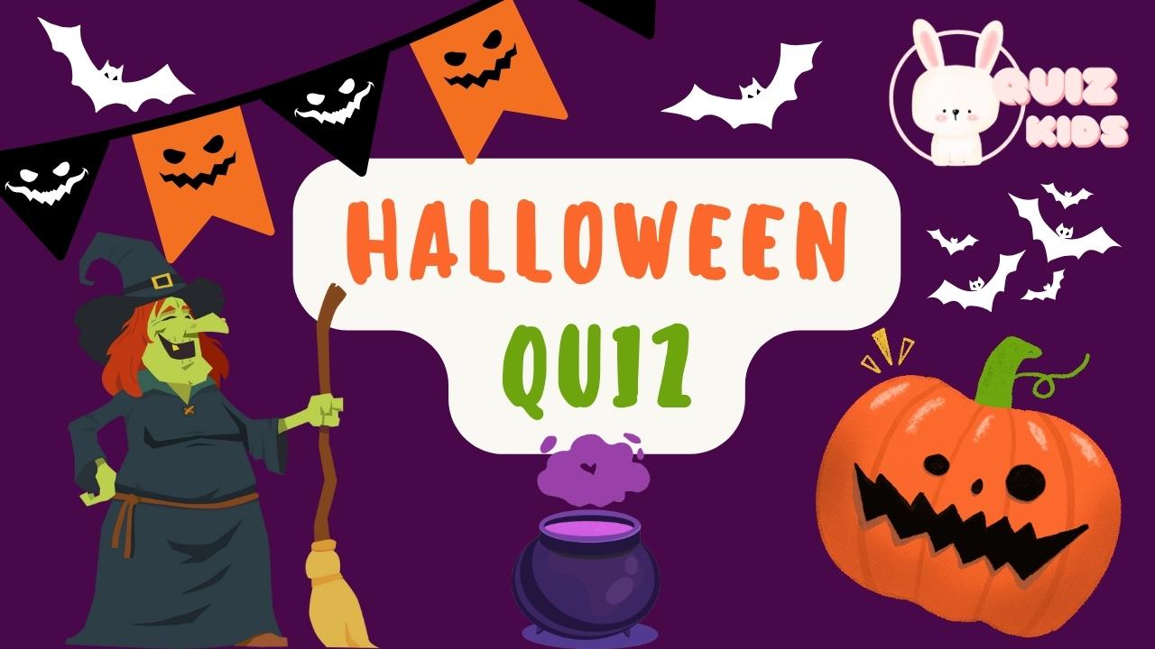 Halloween quiz | English version | Quizkids смотреть онлайн