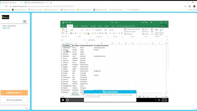 Total Testing Excel 2016 Demonstration смотреть онлайн