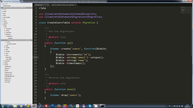 Laravel Migrate - Objektum Orientált PHP смотреть онлайн