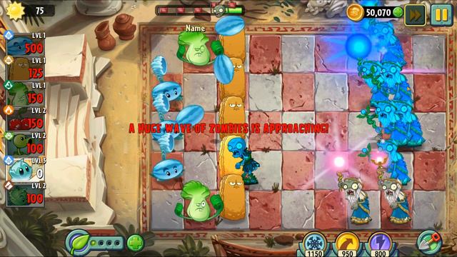 Возможно ли пройти Plants vs. Zombies 2 не используя слоты с растениями? смотреть онлайн