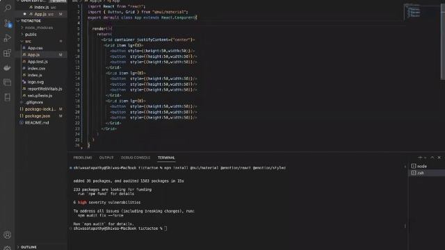 Building a TIC TAC TOE Game using React Js | Full Stack Development | Guaranteed Placement смотреть онлайн