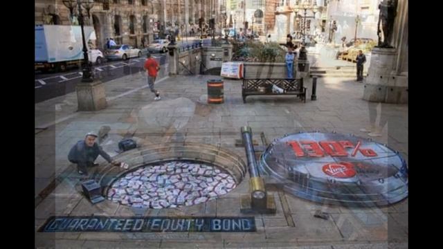 Лучшие 3d рисунки мелом на асфальте смотреть онлайн