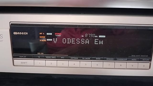 FM E-Skip 22/07-2022 87.9 MHz Radio NV from Odesa Ukraine, received in Denmark. Distance 1794 km. смотреть онлайн