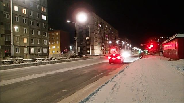 2023.11.01. Норильск. Ул. Лауреатов - строительство нового дома и ул. Завенягина 2. смотреть онлайн