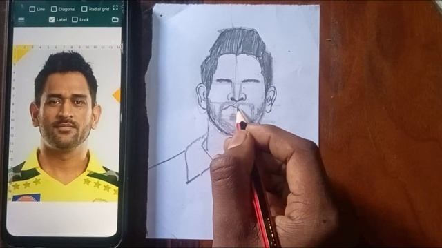 Ms dhoni drawing freehand outline sketch || dhoni drawing sketch tutorial @msdhoni..7 смотреть онлайн