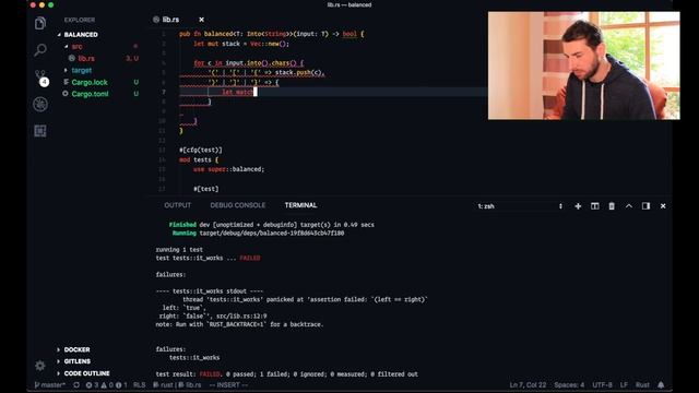 Hello Rust! #5 - Coding Challenge (Into trait, pattern matching, stack) смотреть онлайн