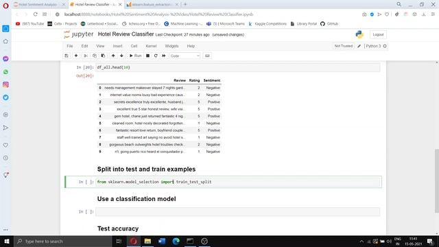 Hotel Review Sentiment Analysis | NLP | Machine Learning смотреть онлайн