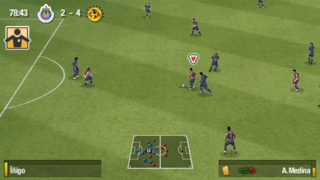 Jugando Al Fifa 09 De La PsP