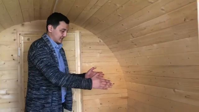 Баня-бочка от фабрики г.Краснодар смотреть онлайн