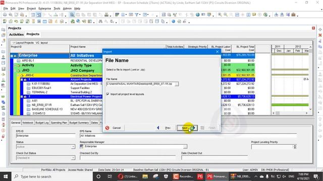 Export and Import Primavera P6 Project with Baseline in XML Format | Multi projects in single file смотреть онлайн