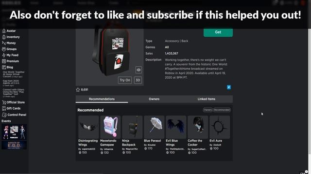 [FREE ITEM] How to get the BRAVERY BACKPACK | Roblox смотреть онлайн