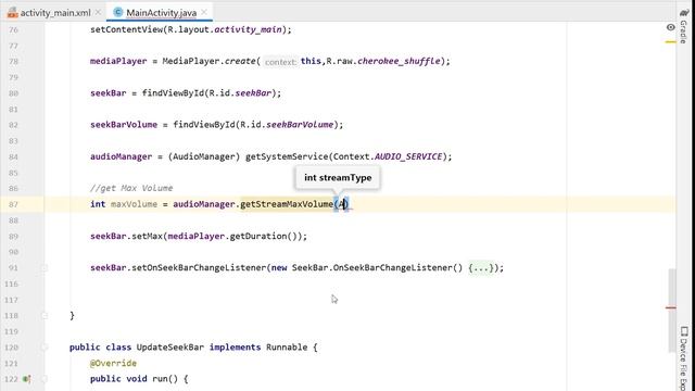 How to make volume control - Android Studio Tutorial смотреть онлайн