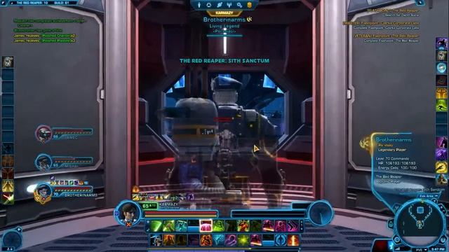 Swtor-Jedi Shadow gameplay-The Red Reaper Flashpoint смотреть онлайн