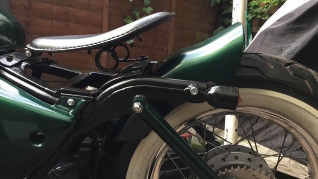 Suzuki Marauder GZ125 Bobber Build Final View.