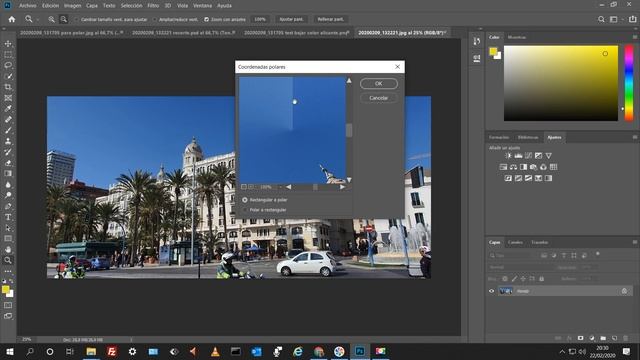 Como hacer foto Esférica o Planet en 3 segundos con Photoshop | Tonikko ??? смотреть онлайн