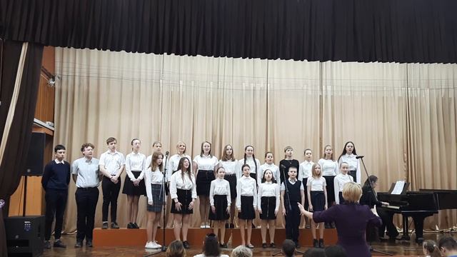 "А кто у нас гость большой". Старший хор Школы искусств. смотреть онлайн