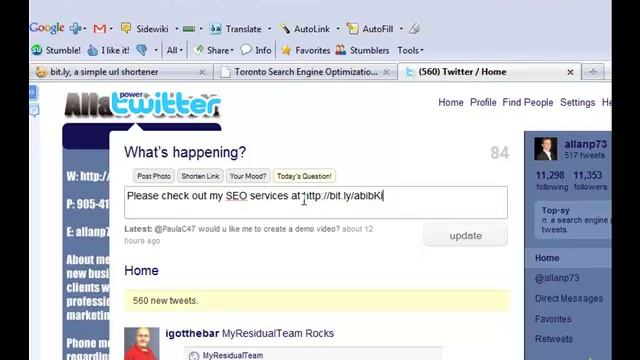 using URL shortener like bit.ly.mp4 for Twitter Optimization смотреть онлайн