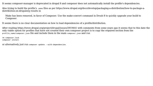 Drupal: How to use composer for installation profile? (2 Solutions!!) смотреть онлайн