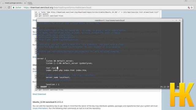 Server einrichten - eine eigene Cloud mit Owncloud смотреть онлайн
