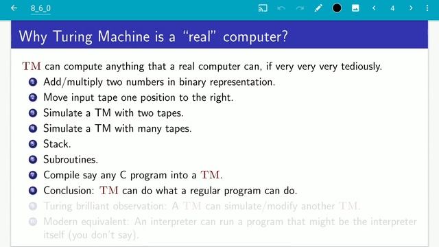 UIUC CS 374 FA 20: 8.6. Why Turing machine is a "real" computer? смотреть онлайн