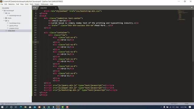 មេរៀន Bootstrap 4 - How to learning Bootstrap 4 #03 смотреть онлайн